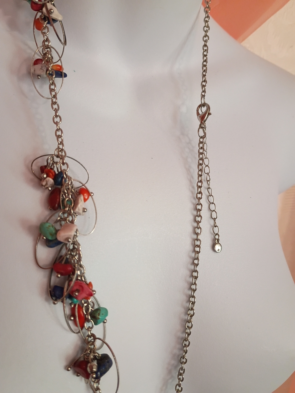 Multicolor Bead Whimsy Necklace - Picture 8 of 8